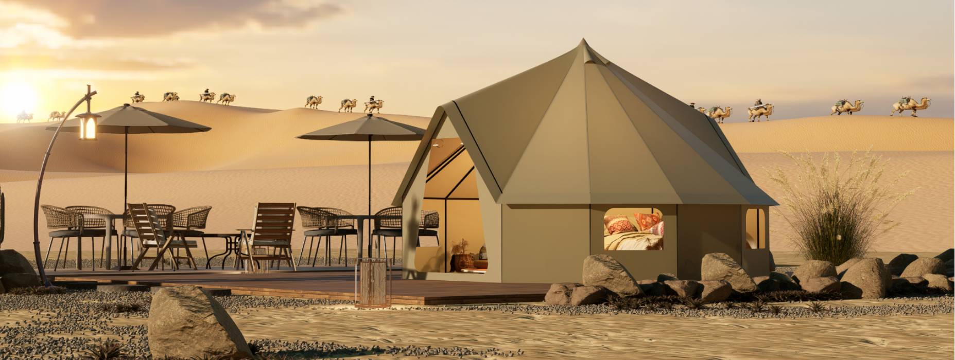 阿荣旗露营酒店帐篷产品